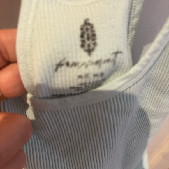 Free people light blue sports tank. Size medium large. - Picture 3 of 4